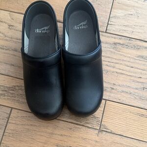 Dansko Sleek Black Slip-On Clogs